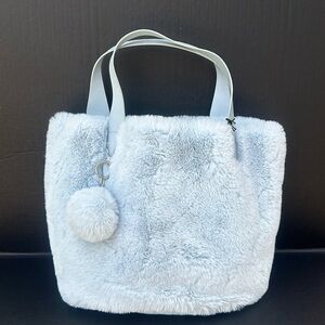 New GUESS Casual Style Unisex Faux Fur Tote Bag